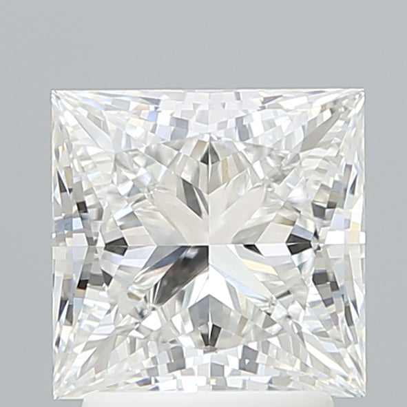 2.51 Carat Princess Shaped, Ideal Cut, E Color, VVS2 Clarity, IGI Certified Lab Grown Diamond