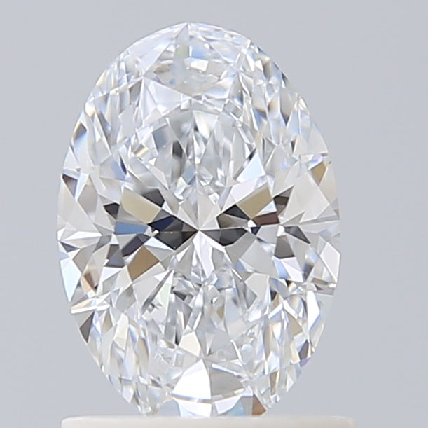 1.12 Carat Oval Shaped, Ideal Cut, E Color, VVS2 Clarity, IGI Certified Lab Grown Diamond