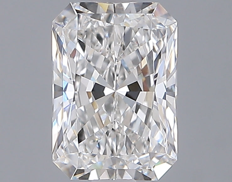 1.55 Carat Radiant Shaped, Ideal Cut, E Color, VVS1 Clarity, IGI Certified Lab Grown Diamond