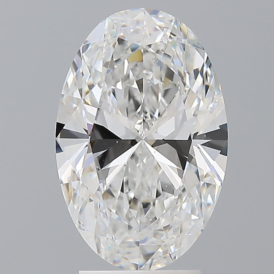 3.50 Carat Oval Shaped, Ideal Cut, E Color, VS1 Clarity, IGI Certified Lab Grown Diamond