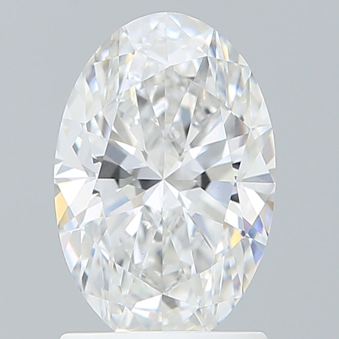 1.56 Carat Oval Shaped, Ideal Cut, E Color, VVS2 Clarity, IGI Certified Lab Grown Diamond