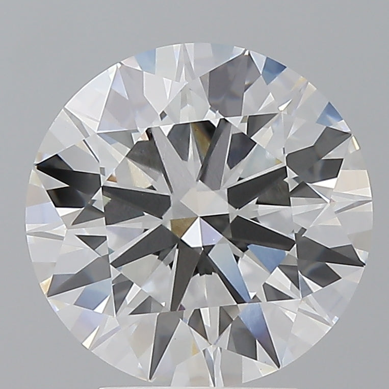 4.08 Carat Round Shaped, Ideal Cut, E Color, VVS2 Clarity, IGI Certified Lab Grown Diamond