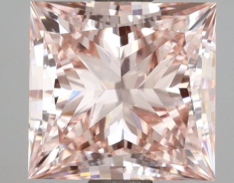 3.05 Carat Princess Shaped, Ideal Cut, VS1 Clarity, IGI Certified Lab Grown Diamond