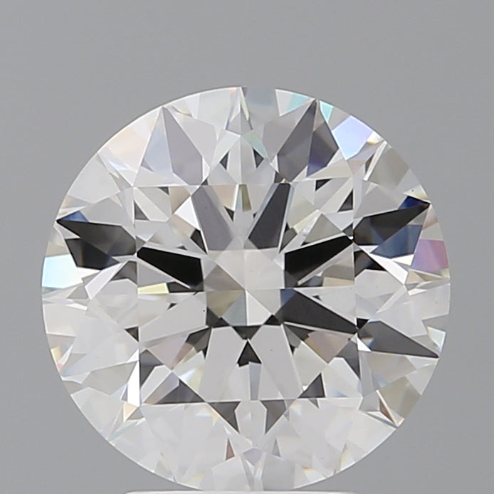 4.06 Carat Round Shaped, Ideal Cut, F Color, VVS2 Clarity, IGI Certified Lab Grown Diamond