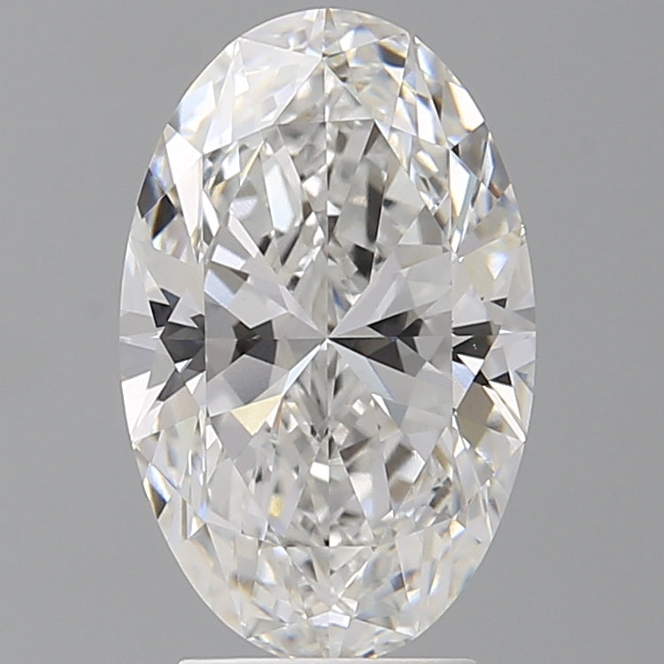 3.53 Carat Oval Shaped, Ideal Cut, E Color, VVS2 Clarity, IGI Certified Lab Grown Diamond