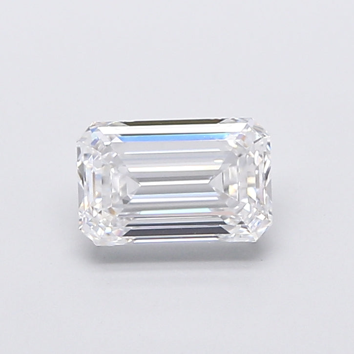 2.11 Carat Emerald Shaped, Very Good Cut, D Color, VVS2 Clarity, IGI Certified Lab Grown Diamond
