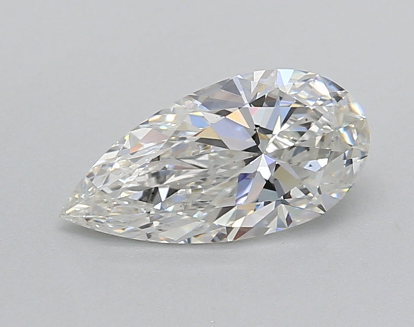 1.00 Carat Pear Shaped, Ideal Cut, F Color, VS2 Clarity, IGI Certified Lab Grown Diamond