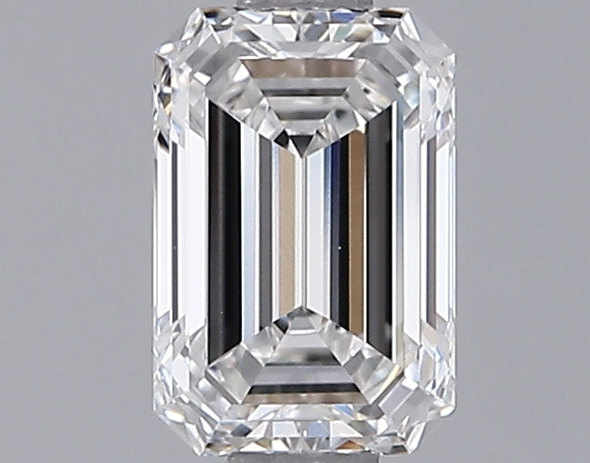 1.10 Carat Emerald Shaped, Ideal Cut, E Color, VVS1 Clarity, IGI Certified Lab Grown Diamond