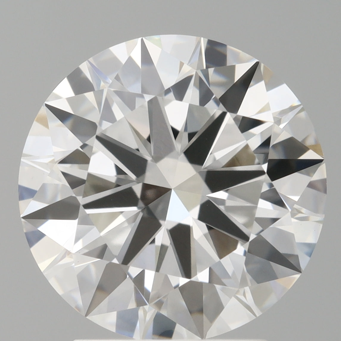 3.02 Carat Round Shaped, Excellent Cut, E Color, VVS2 Clarity, IGI Certified Lab Grown Diamond