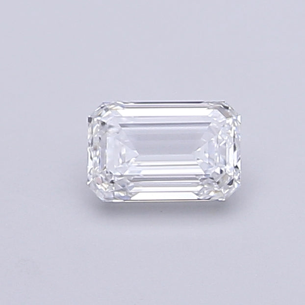 0.96 Carat Emerald Shaped, Very Good Cut, D Color, VVS2 Clarity, IGI Certified Lab Grown Diamond