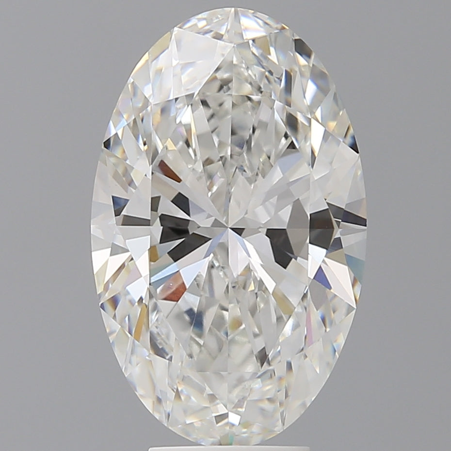 6.39 Carat Oval Shaped, Ideal Cut, F Color, VVS2 Clarity, IGI Certified Lab Grown Diamond