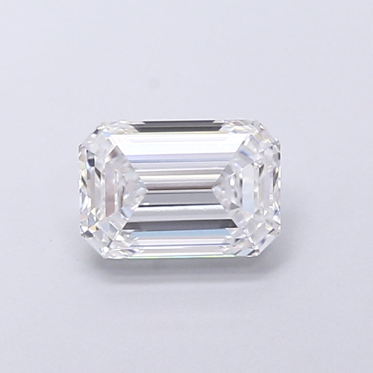 1.15 Carat Emerald Shaped, Very Good Cut, D Color, VVS1 Clarity, IGI Certified Lab Grown Diamond