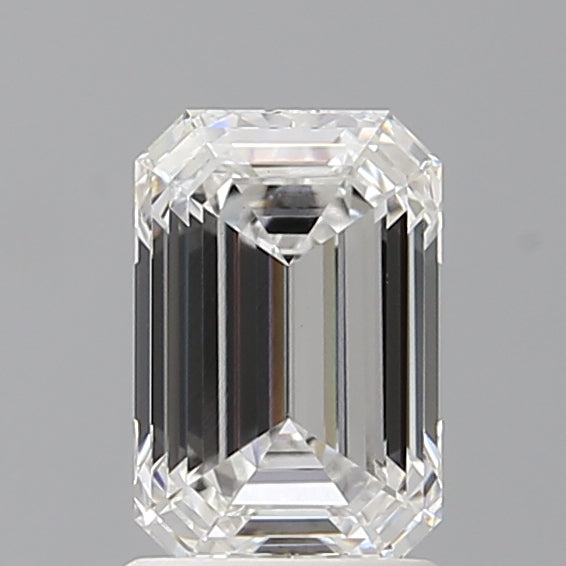 1.57 Carat Emerald Shaped, Ideal Cut, D Color, VS1 Clarity, IGI Certified Lab Grown Diamond