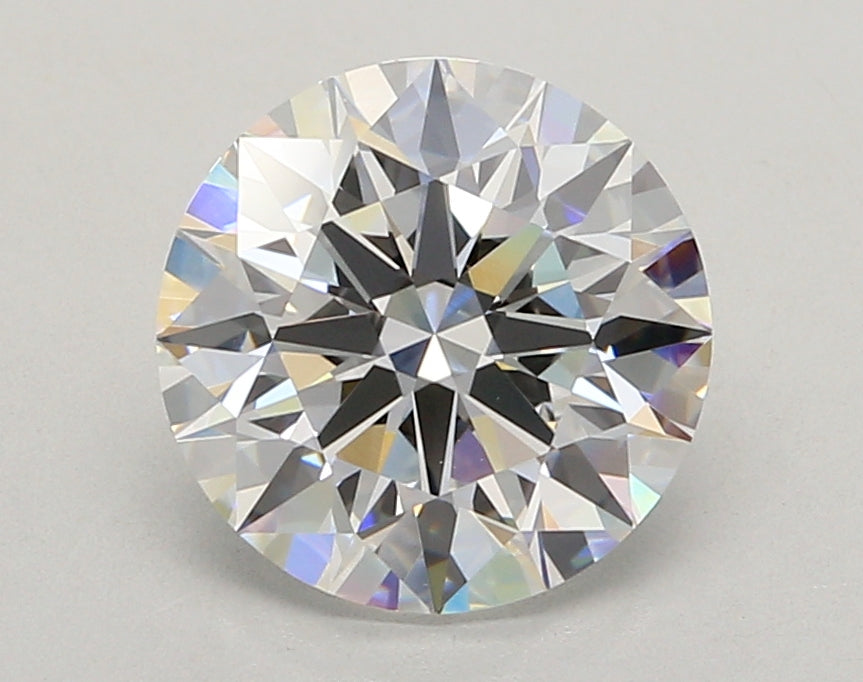 3.04 Carat Round Shaped, Ideal Cut, D Color, VVS1 Clarity, IGI Certified Lab Grown Diamond