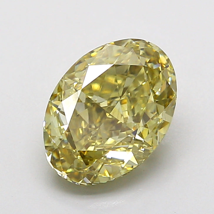2.08 Carat Oval Shaped, Excellent Cut, VVS2 Clarity, IGI Certified Lab Grown Diamond