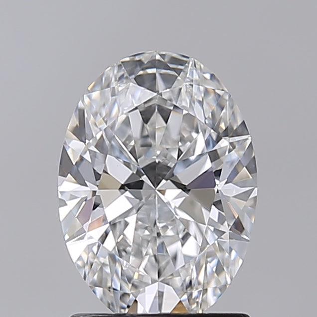 1.51 Carat Oval Shaped, Ideal Cut, D Color, VVS1 Clarity, IGI Certified Lab Grown Diamond