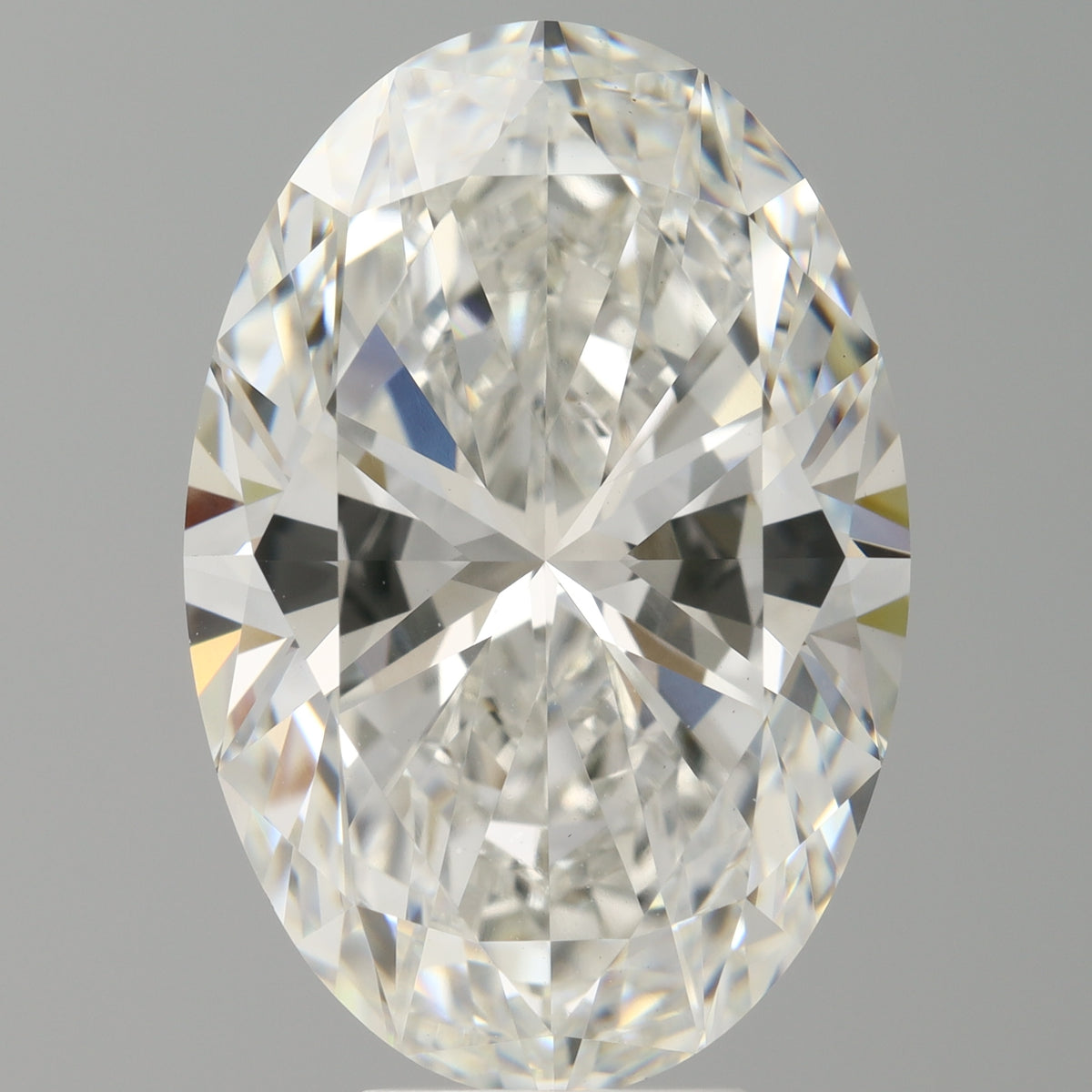 8.08 Carat Oval Shaped, Ideal Cut, F Color, VVS2 Clarity, IGI Certified Lab Grown Diamond