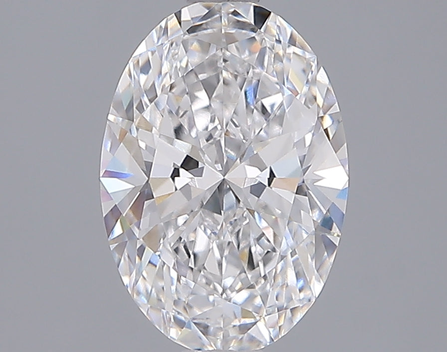 2.05 Carat Oval Shaped, Ideal Cut, D Color, VVS2 Clarity, IGI Certified Lab Grown Diamond