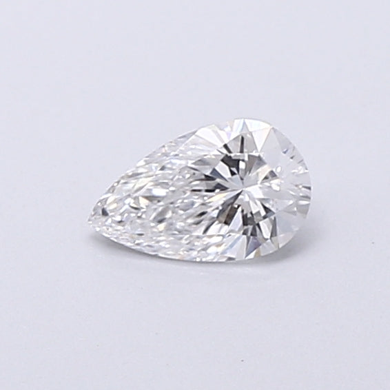 0.30 Carat Pear Shaped, Very Good Cut, D Color, VS1 Clarity, IGI Certified Lab Grown Diamond