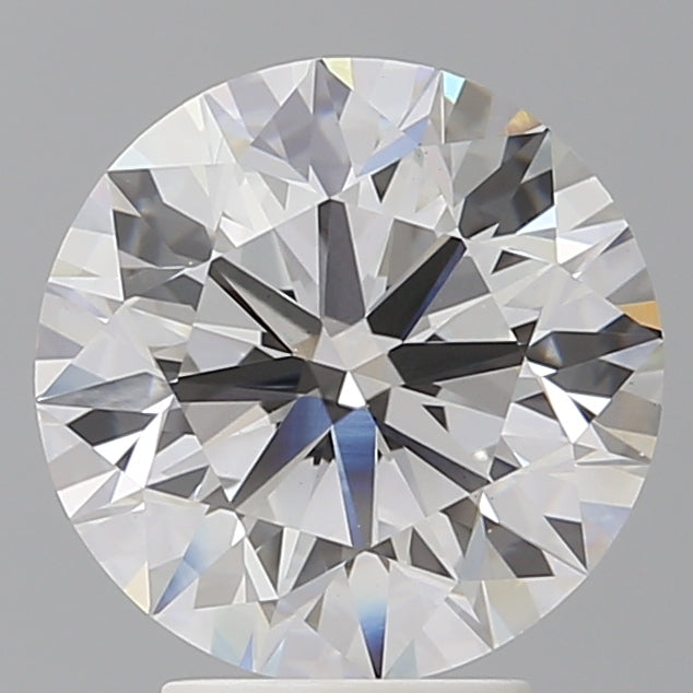 4.03 Carat Round Shaped, Ideal Cut, E Color, VVS2 Clarity, IGI Certified Lab Grown Diamond