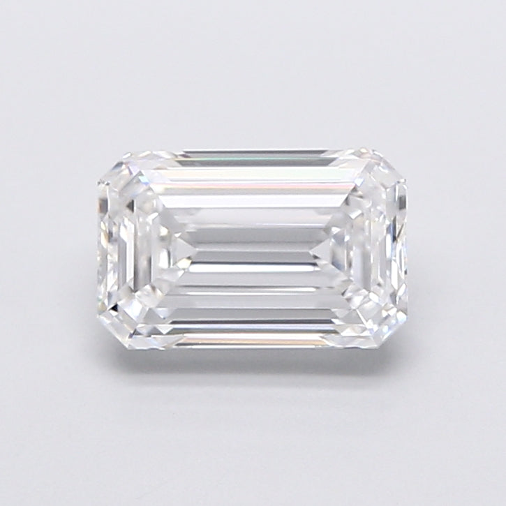 2.67 Carat Emerald Shaped, Very Good Cut, D Color, VVS2 Clarity, IGI Certified Lab Grown Diamond