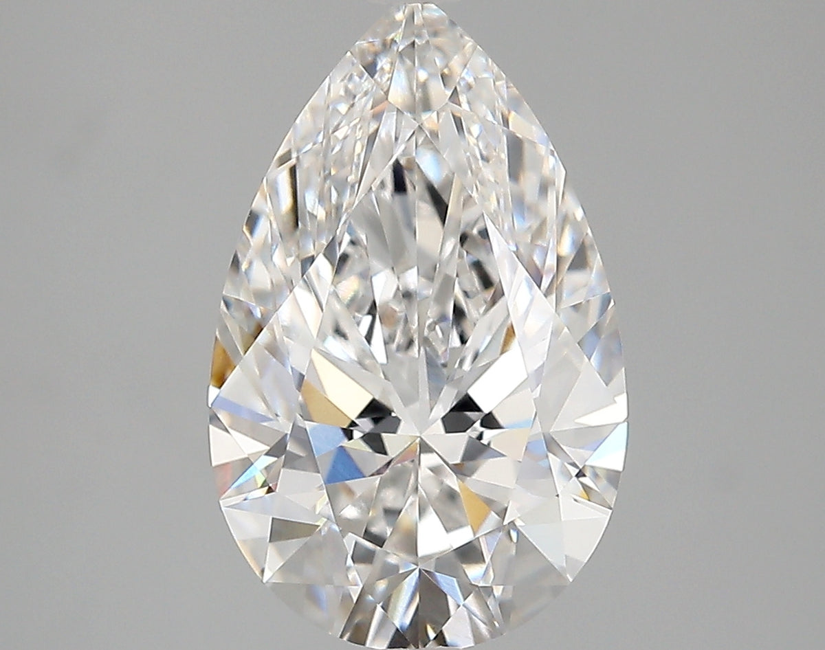 4.00 Carat Pear Shaped, Very Good Cut, E Color, VVS1 Clarity, IGI Certified Lab Grown Diamond