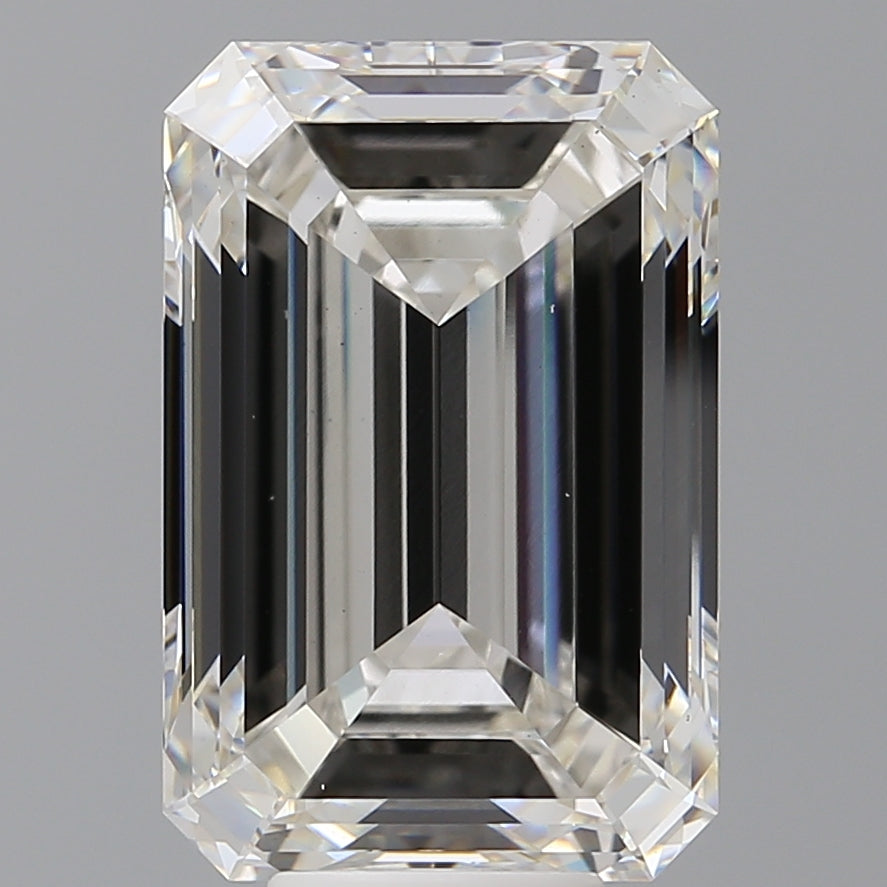 9.46 Carat Emerald Shaped, Excellent Cut, F Color, VS1 Clarity, IGI Certified Lab Grown Diamond