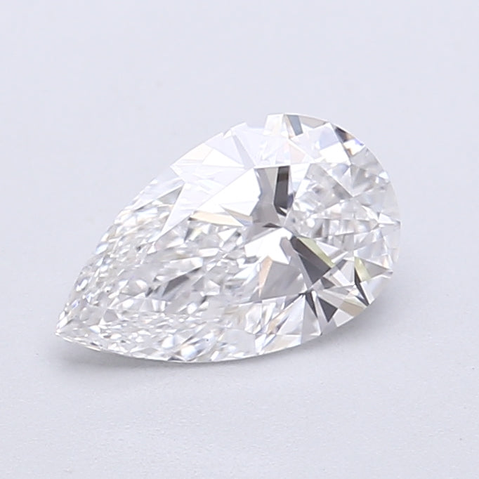 1.00 Carat Pear Shaped, Very Good Cut, D Color, VS1 Clarity, IGI Certified Lab Grown Diamond
