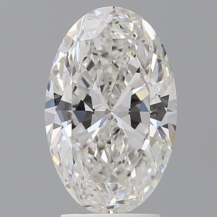 3.05 Carat Oval Shaped, Ideal Cut, E Color, VVS2 Clarity, IGI Certified Lab Grown Diamond