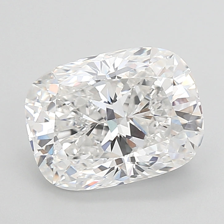 4.04 Carat Cushion Shaped, Ideal Cut, E Color, VVS2 Clarity, IGI Certified Lab Grown Diamond