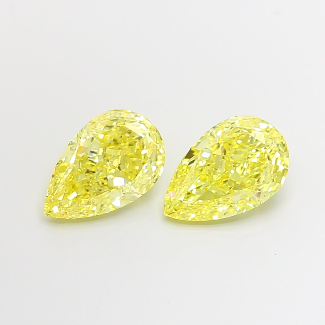 3.07 Carat Pear Shaped, Ideal Cut, VVS2 Clarity, IGI Certified Lab Grown Diamond