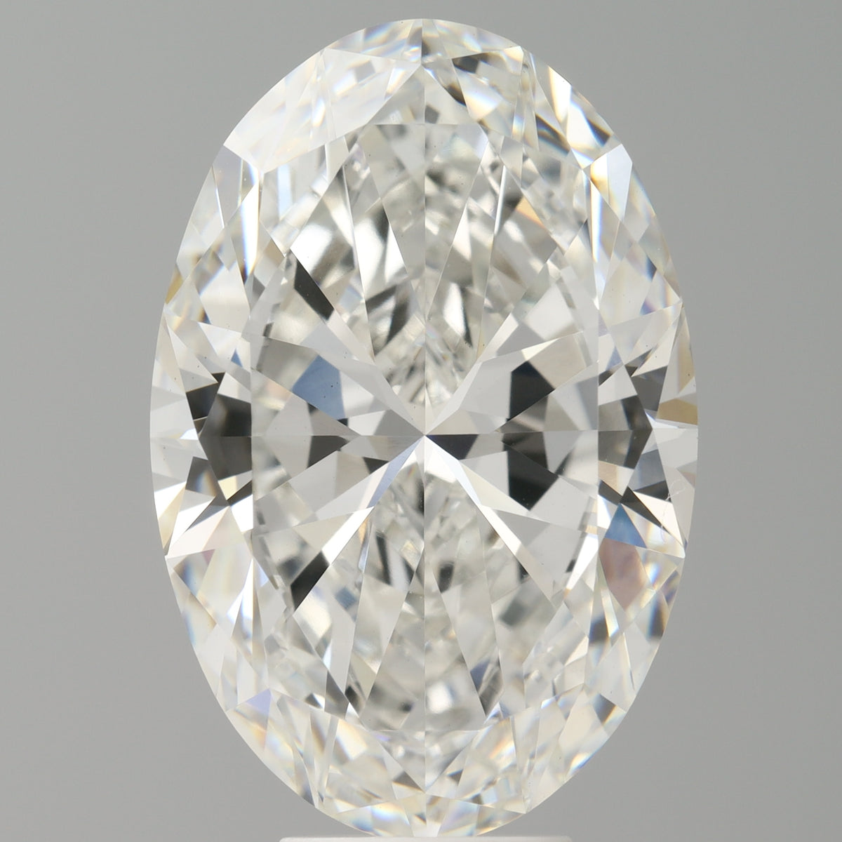 8.08 Carat Oval Shaped, Ideal Cut, F Color, VVS2 Clarity, IGI Certified Lab Grown Diamond