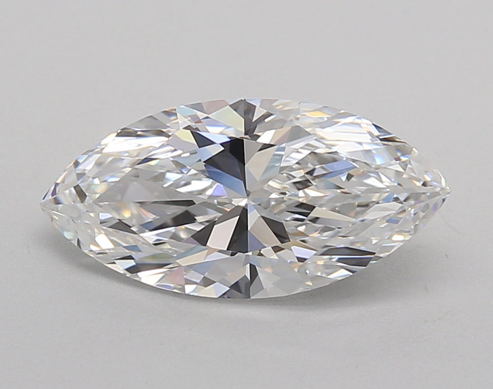 2.00 Carat Marquise Shaped, Excellent Cut, D Color, VVS2 Clarity, IGI Certified Lab Grown Diamond