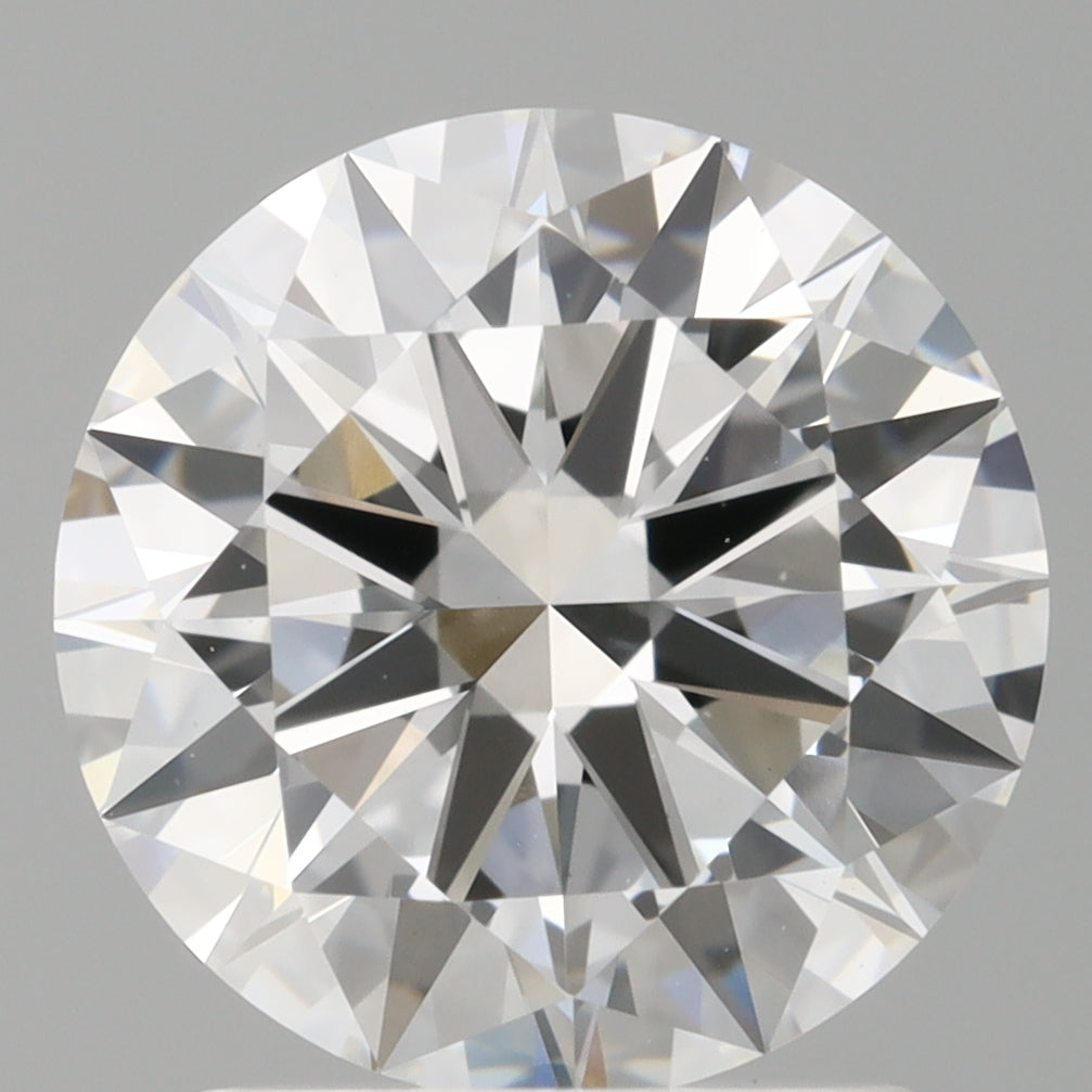 2.01 Carat Round Shaped, Excellent Cut, E Color, VVS2 Clarity, IGI Certified Lab Grown Diamond