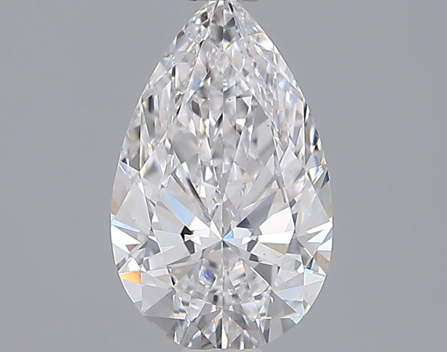 1.53 Carat Pear Shaped, Excellent Cut, E Color, VS1 Clarity, IGI Certified Lab Grown Diamond
