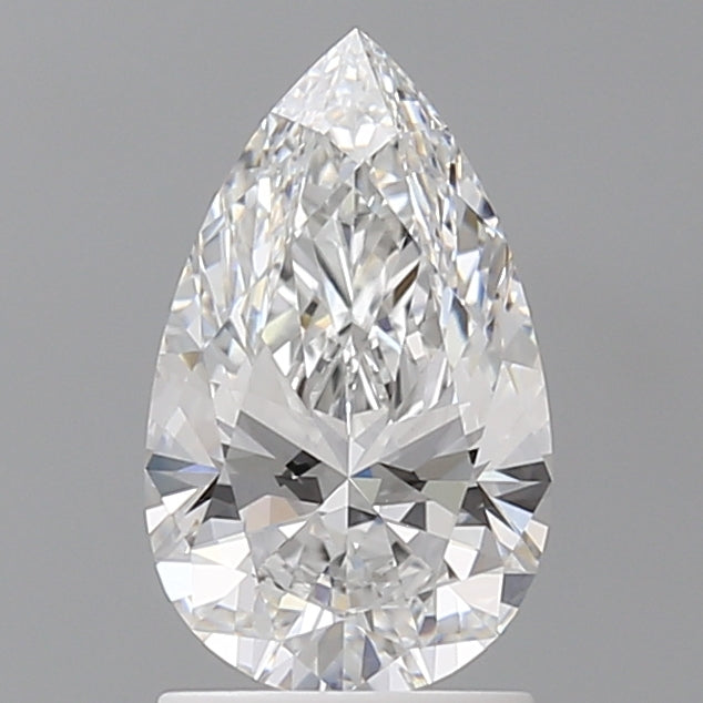 1.59 Carat Pear Shaped, Ideal Cut, E Color, VVS2 Clarity, IGI Certified Lab Grown Diamond