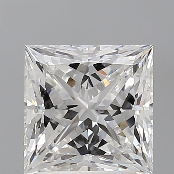 2.55 Carat Princess Shaped, Ideal Cut, E Color, VS1 Clarity, IGI Certified Lab Grown Diamond