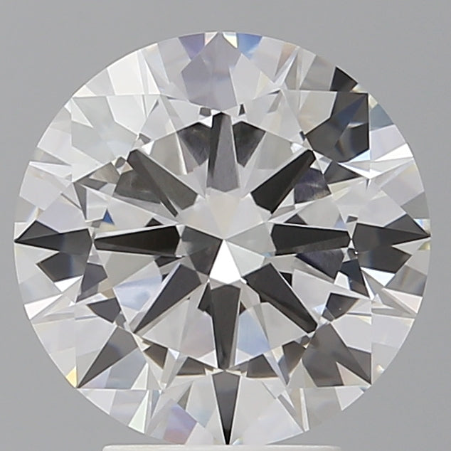 4.00 Carat Round Shaped, Excellent Cut, E Color, VVS2 Clarity, IGI Certified Lab Grown Diamond