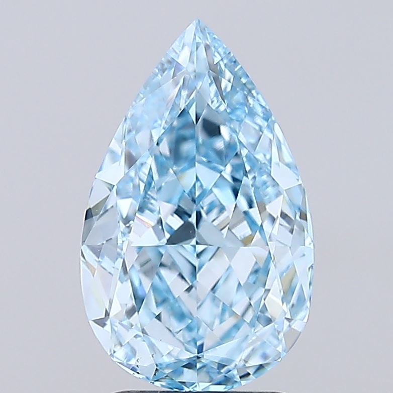 3.02 Carat Pear Shaped, Ideal Cut, VS1 Clarity, IGI Certified Lab Grown Diamond
