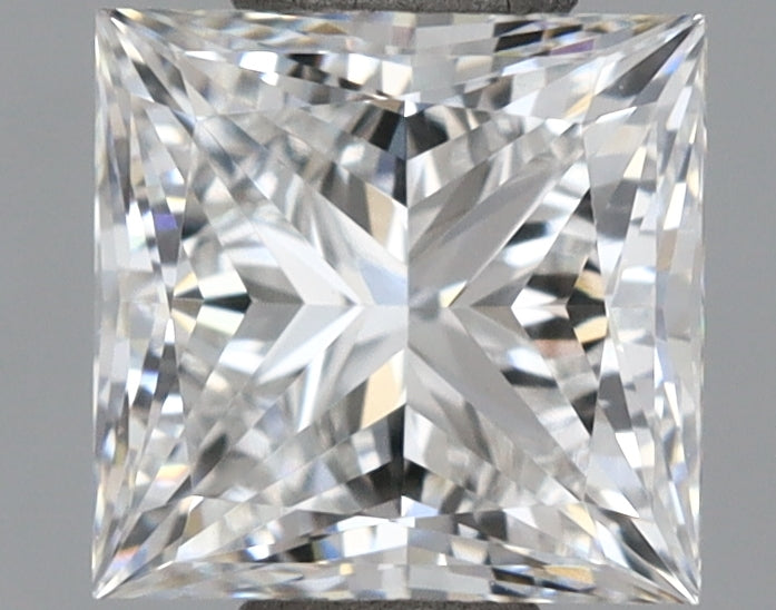 1.01 Carat Princess Shaped, Ideal Cut, E Color, VVS1 Clarity, IGI Certified Lab Grown Diamond