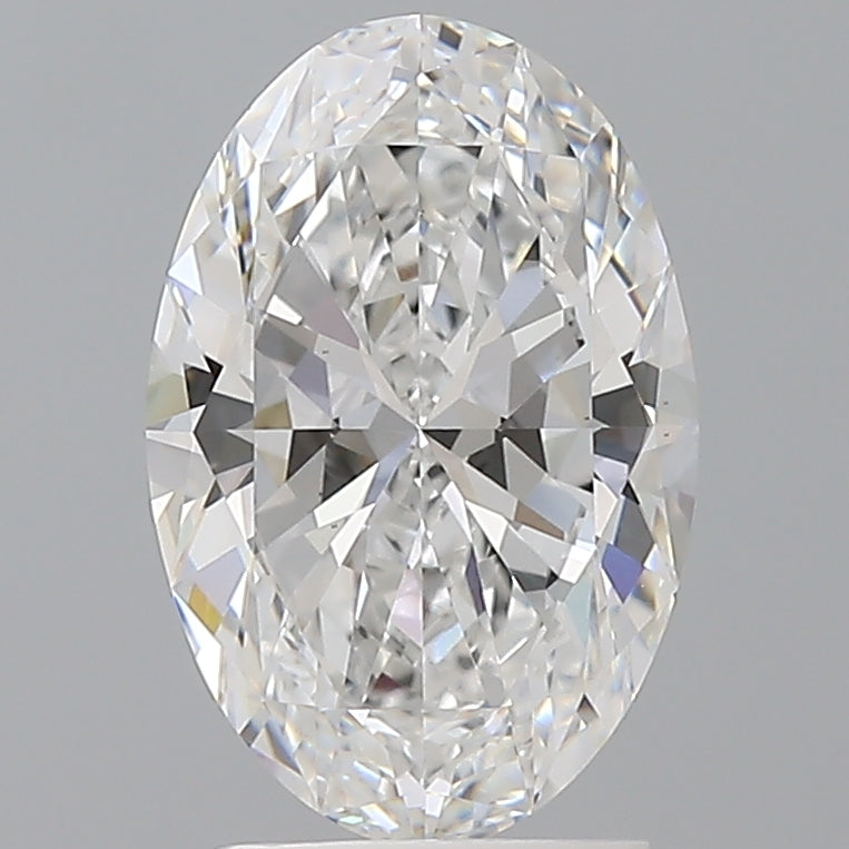 2.53 Carat Oval Shaped, Ideal Cut, E Color, VS1 Clarity, IGI Certified Lab Grown Diamond