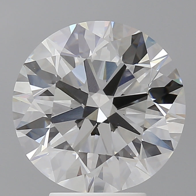 4.58 Carat Round Shaped, Ideal Cut, F Color, VVS2 Clarity, IGI Certified Lab Grown Diamond