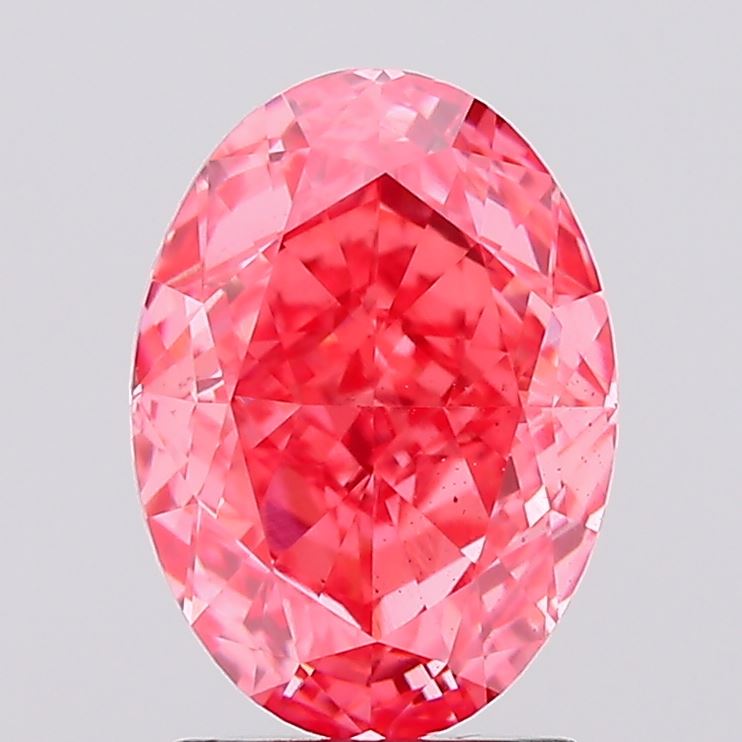 2.16 Carat Oval Shaped, Excellent Cut, SI1 Clarity, IGI Certified Lab Grown Diamond