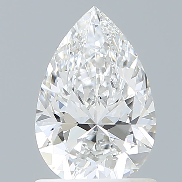 1.06 Carat Pear Shaped, Ideal Cut, D Color, VVS2 Clarity, IGI Certified Lab Grown Diamond