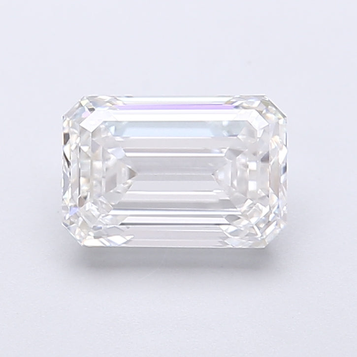 1.67 Carat Emerald Shaped, Very Good Cut, D Color, VVS2 Clarity, IGI Certified Lab Grown Diamond