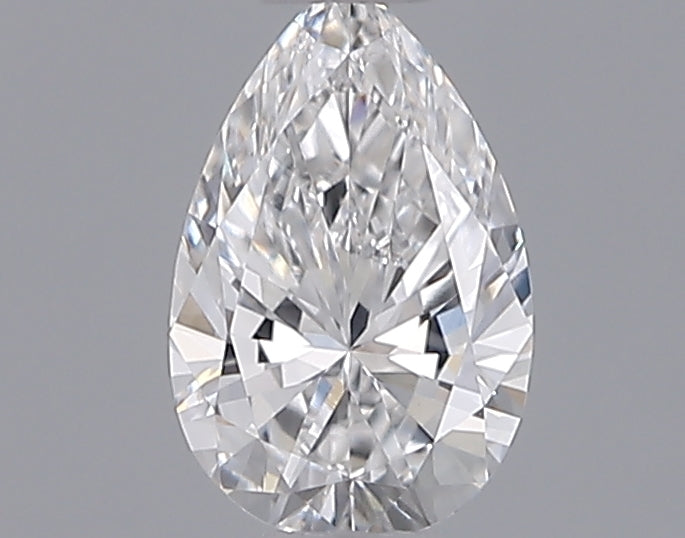 0.50 Carat Pear Shaped, Very Good Cut, D Color, VVS2 Clarity, IGI Certified Lab Grown Diamond