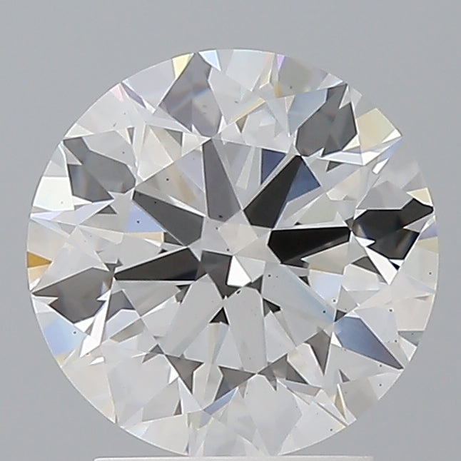 2.56 Carat Round Shaped, Ideal Cut, E Color, VS1 Clarity, IGI Certified Lab Grown Diamond