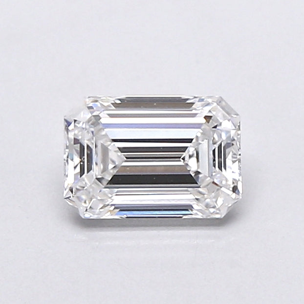 0.71 Carat Emerald Shaped, Very Good Cut, D Color, VS1 Clarity, IGI Certified Lab Grown Diamond