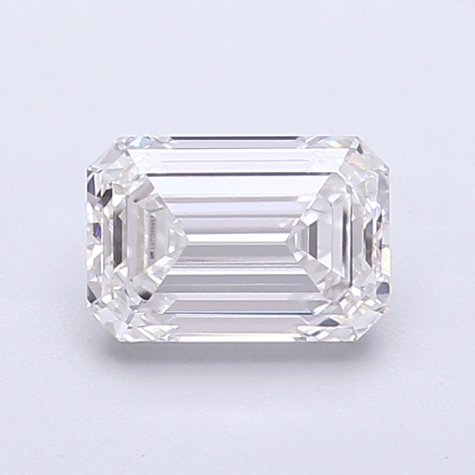1.38 Carat Emerald Shaped, Very Good Cut, E Color, VVS1 Clarity, IGI Certified Lab Grown Diamond
