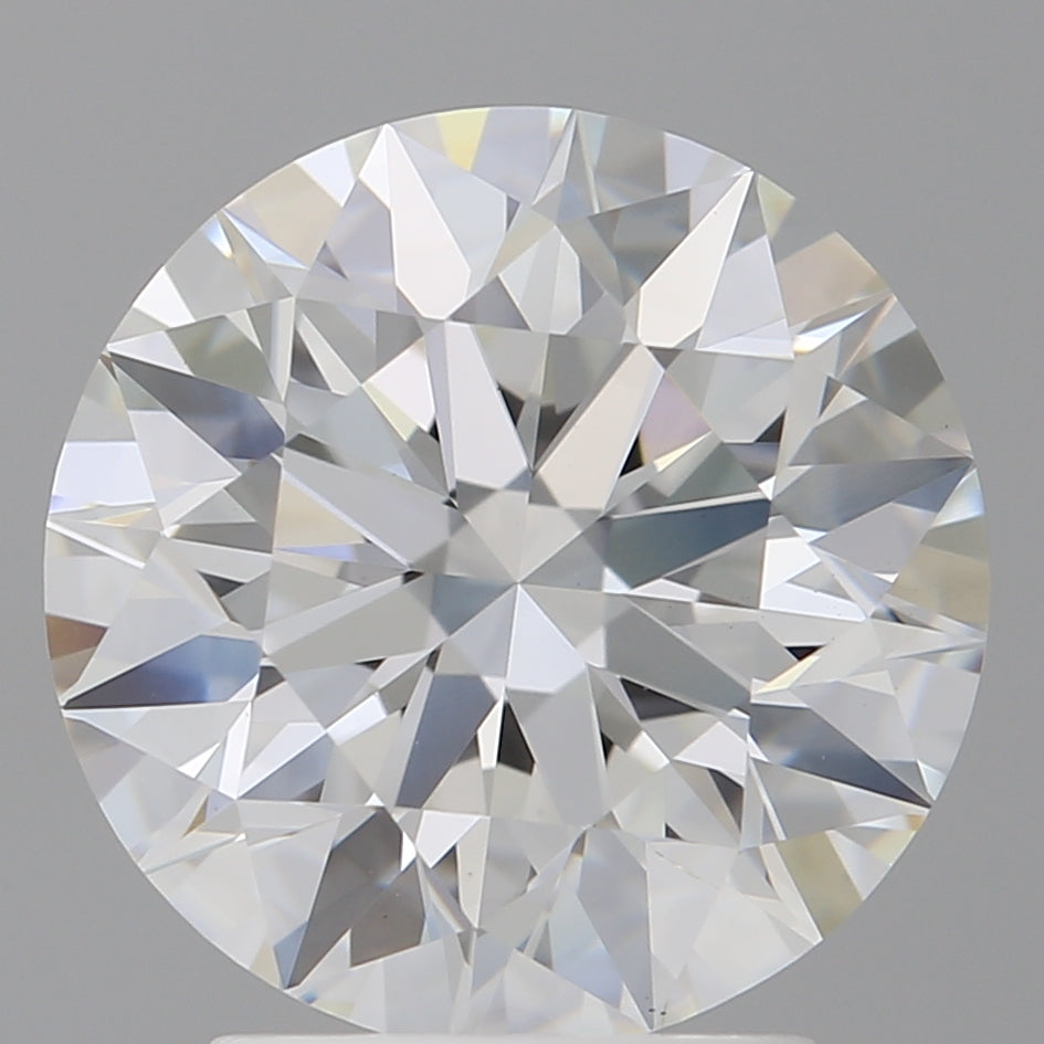 3.03 Carat Round Shaped, Excellent Cut, E Color, VVS2 Clarity, IGI Certified Lab Grown Diamond
